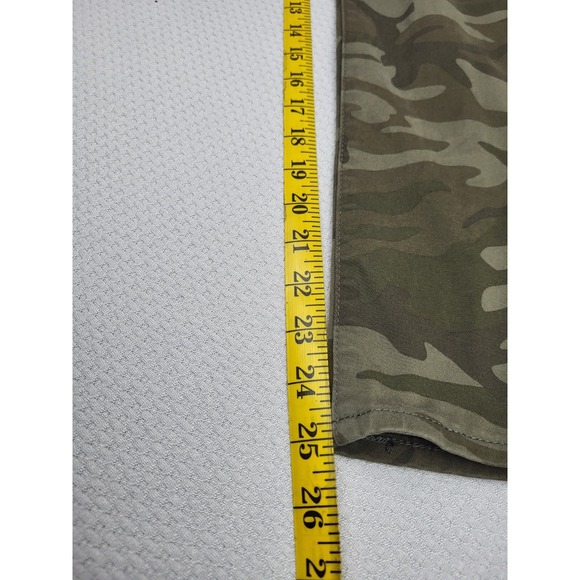 Levi's 711 Skinny Jeans Women 28 Green Camo White Tab Skinny Ankle Utility‎ - Picture 5 of 10
